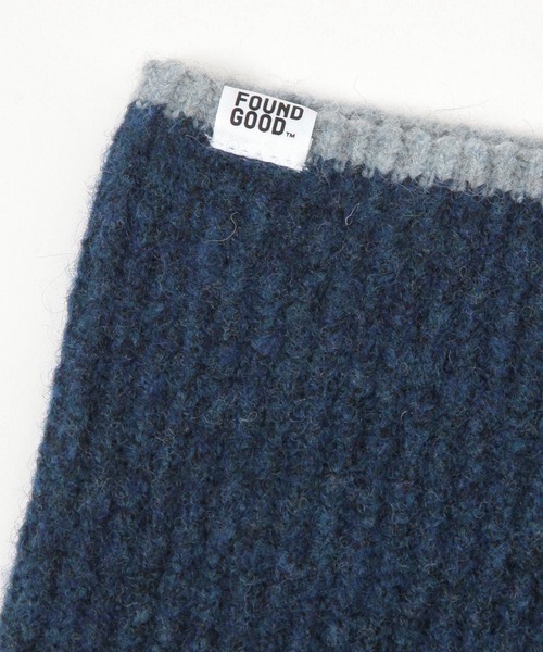FOUND GOOD（ファウンドグッド）の「チョコットスヌード（ネックウォーマー/スヌード・レディース・ブルー系5/オレンジ系5/ベージュ/ブラック・FREE）」の10枚目の写真