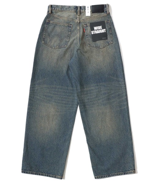 EDWIN（エドウィン）の「EDWIN（エドウィン）ヴィンテージウォッシュ ワイドストレートデニムパンツ/ジーンズ メンズ レディース ユニセックス（デニムパンツ・メンズ・ブルー系2/ブラック系2/ブルー系3/ブラック系1/ブルー系1・XS/S/M/L/XL）」の12枚目の写真