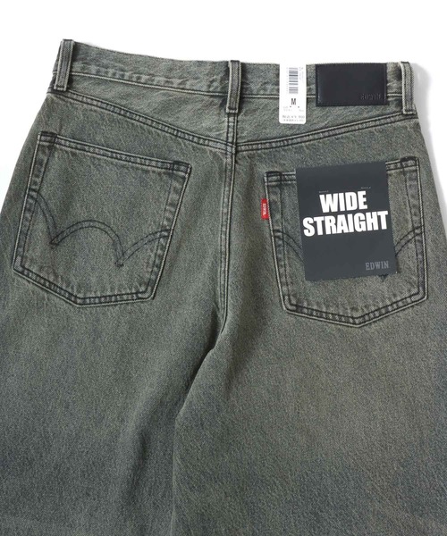 EDWIN（エドウィン）の「EDWIN（エドウィン）ヴィンテージウォッシュ ワイドストレートデニムパンツ/ジーンズ メンズ レディース ユニセックス（デニムパンツ・メンズ・ブルー系2/ブラック系2/ブルー系3/ブラック系1/ブルー系1・XS/S/M/L/XL）」の18枚目の写真
