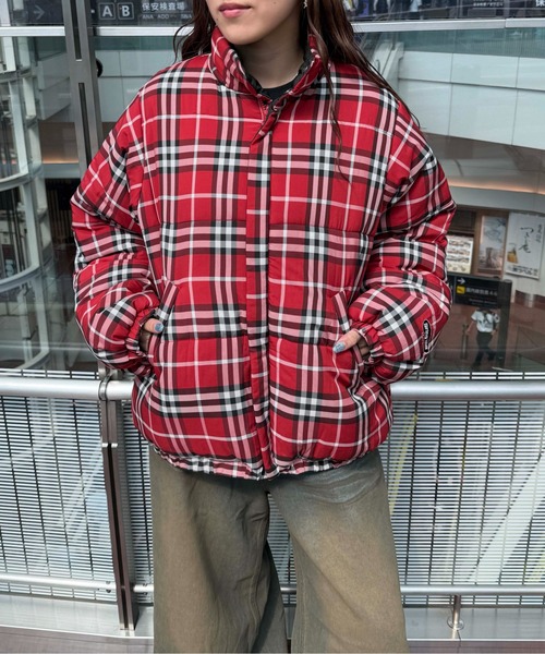 セール】2wayリバーシブル中綿ブルゾン（ダウンジャケット/コート