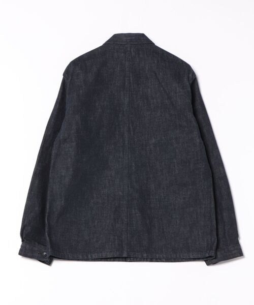 BLUE BLUE（ブルーブルー）の「JAPAN DORAKU テンネンホンアイ セルビッチデニムワークジャケット（カバーオール・メンズ・インディゴブルー・M/L）」の9枚目の写真