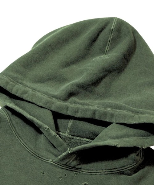 TMT（ティーエムティー）の「VINTAGE SWEAT HOODIE（Eagle）（パーカー・メンズ・パープル/グリーン・MEDIUM/LARGE/X-LARGE/XX-LARGE/SMALL）」の9枚目の写真