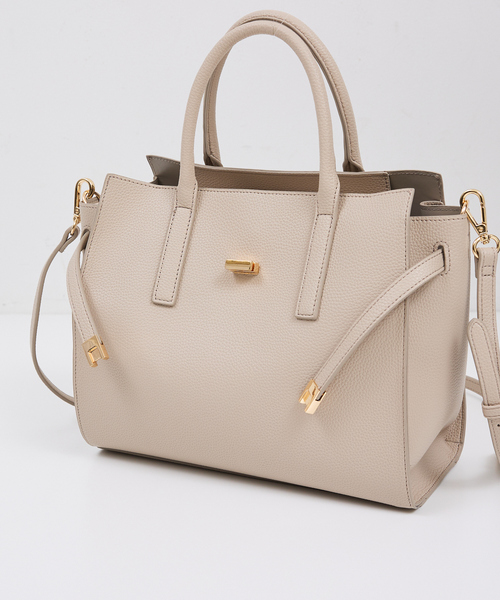 soeur(スール)の「●SOEUR/ベルテッド2WAYトートバッグ(トートバッグ・レディース・ブラック/グレイッシュベージュ/オレンジ・フリー)」の21枚目の写真