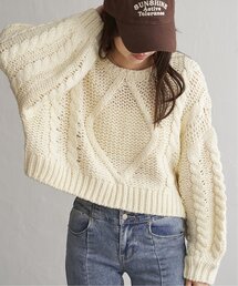 ロービングケーブルショートプルオーバー