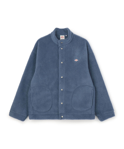 MEN'S DOUBLE FACE BOA STAND COLLAR CARDIGAN（カーディガン/ボレロ