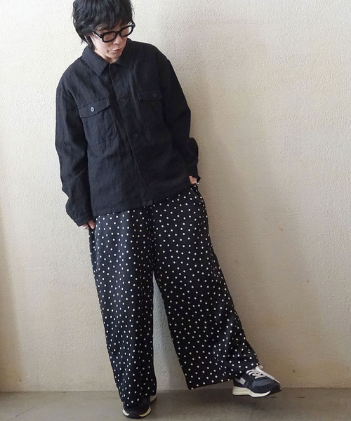 JOURNAL STANDARD LUXE(ジャーナルスタンダード ラックス)の「ドット イージーワイドパンツ(その他パンツ・レディース・ブラック・FREE)」の2枚目の写真
