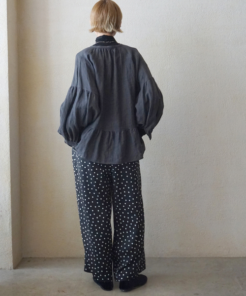 JOURNAL STANDARD LUXE(ジャーナルスタンダード ラックス)の「ドット イージーワイドパンツ(その他パンツ・レディース・ブラック・FREE)」の11枚目の写真