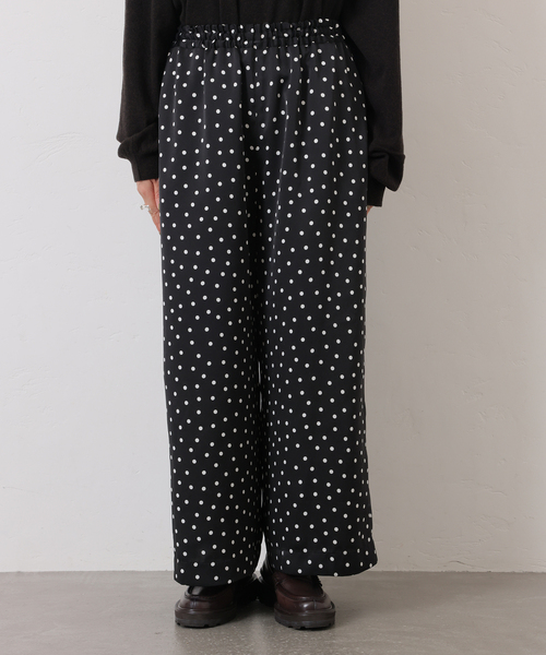 JOURNAL STANDARD LUXE(ジャーナルスタンダード ラックス)の「ドット イージーワイドパンツ(その他パンツ・レディース・ブラック・FREE)」の13枚目の写真