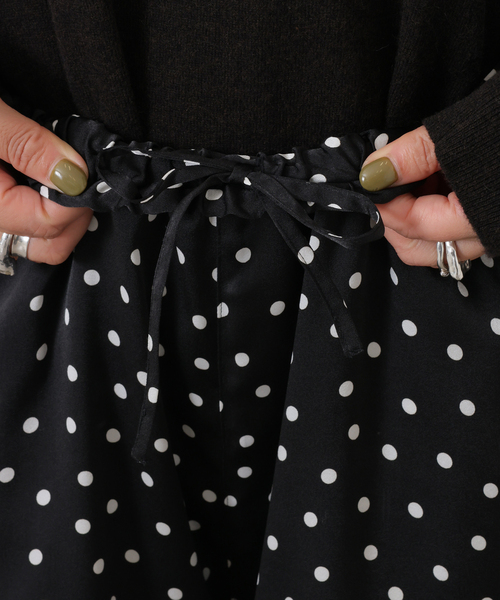 JOURNAL STANDARD LUXE(ジャーナルスタンダード ラックス)の「ドット イージーワイドパンツ(その他パンツ・レディース・ブラック・FREE)」の20枚目の写真