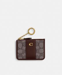 COACH（コーチ）の「エッセンシャル ミニ ID カード ケース・シグネチャー ジャカード（パスケース）」