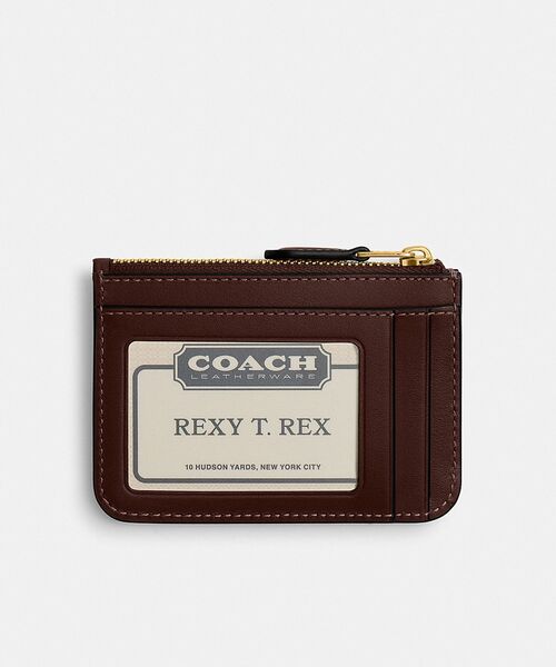 COACH(コーチ)の「エッセンシャル ミニ ID カード ケース・シグネチャー ジャカード(パスケース・レディース・ブラウン系その他・ONE)」の5枚目の写真