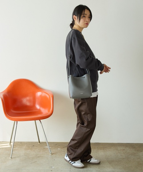 Healthknit（ヘルスニット）の「Healthknit/ヘルスニット LOCKER WEIGHT SWEAT CREW ドロップショルダー サイドパネル クルーネックスウェット（スウェット・メンズ・ブラック/グレー/アイボリー・L/XL/M）」の18枚目の写真