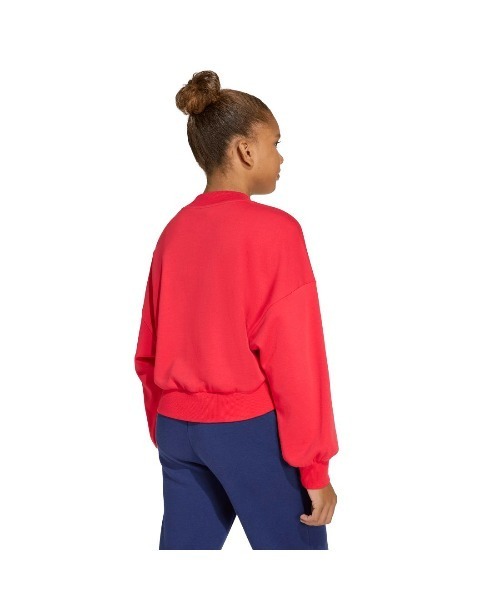 adidas(アディダス)の「アディダス adidas クルーネック スウェットシャツ(スウェット・キッズ・ダークパープル/ダークグリーン/レッド・130cm/140cm/150cm/160cm)」の12枚目の写真