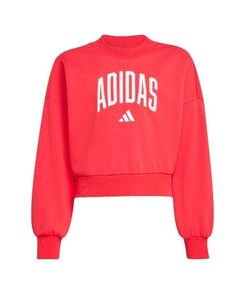 adidas(アディダス)の「アディダス adidas クルーネック スウェットシャツ(スウェット・キッズ・ダークパープル/ダークグリーン/レッド・130cm/140cm/150cm/160cm)」の18枚目の写真