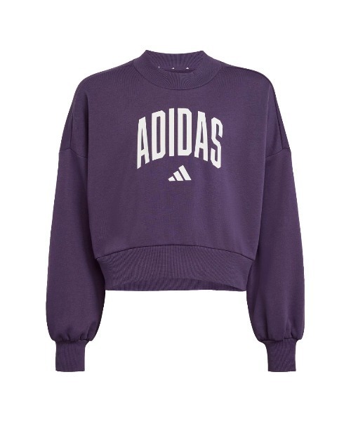 adidas(アディダス)の「アディダス adidas クルーネック スウェットシャツ(スウェット・キッズ・ダークパープル/ダークグリーン/レッド・130cm/140cm/150cm/160cm)」の17枚目の写真