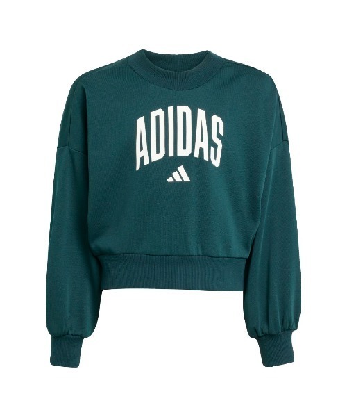 adidas(アディダス)の「アディダス adidas クルーネック スウェットシャツ(スウェット・キッズ・ダークパープル/ダークグリーン/レッド・130cm/140cm/150cm/160cm)」の16枚目の写真