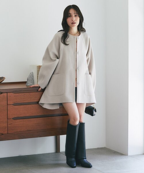 La boutique BonBon(ラブティックボンボン)の「【レメ】カバードロングブーツ(ブーツ・レディース・ブラック・36/39/37/38)」の4枚目の写真