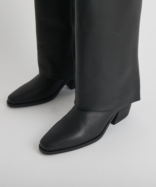 La boutique BonBon(ラブティックボンボン)の「【レメ】カバードロングブーツ(ブーツ・レディース・ブラック・36/39/37/38)」の14枚目の写真