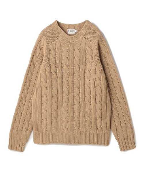 インバーアラン アイボリー ケーブルニットセーター インバーアラン