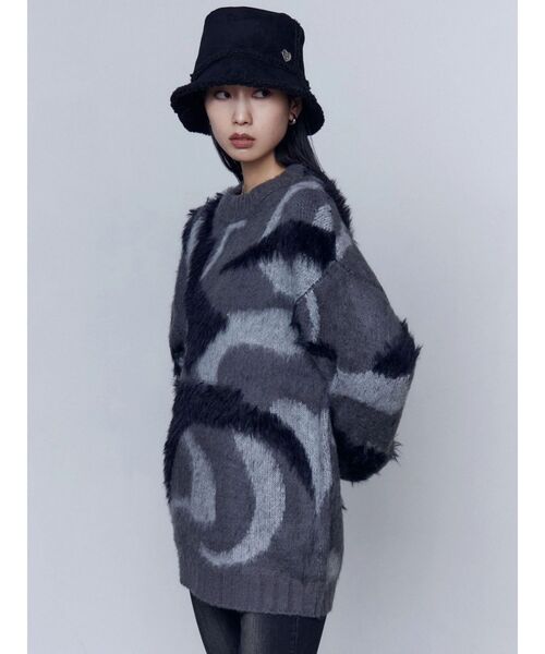エモダ セール】オーバーパターンニット（ニット/セーター）｜EMODA（エモダ