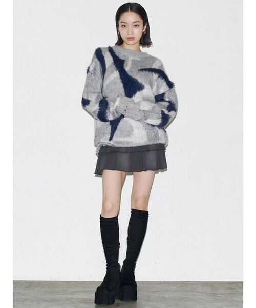 エモダ セール】オーバーパターンニット（ニット/セーター）｜EMODA（エモダ