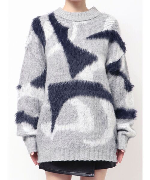 セール】オーバーパターンニット（ニット/セーター）｜EMODA（エモダ