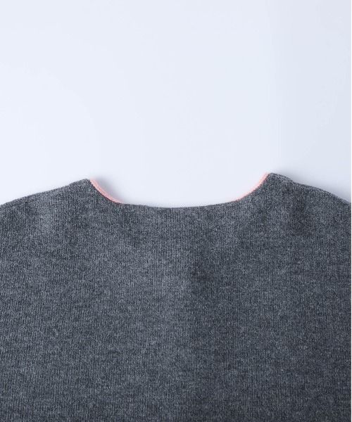 La-gemme（ラジェム）の「配色デザインニットカーディガン（カーディガン/ボレロ・レディース・グレー/ブラック/ベージュ/チャコール/ブラウン・フリー）」の22枚目の写真