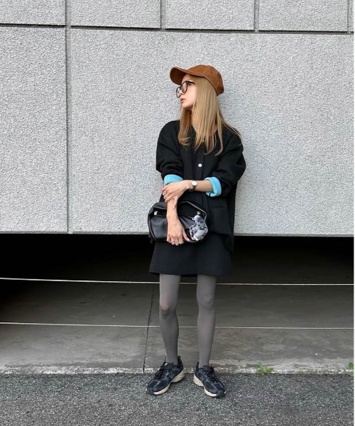 La-gemme（ラジェム）の「配色デザインニットカーディガン（カーディガン/ボレロ・レディース・グレー/ブラック/ベージュ/チャコール/ブラウン・フリー）」の19枚目の写真