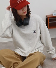 CAPTAIN STAG（キャプテンスタッグ）の「【CAPTAIN STAG / キャプテンスタッグ】裏起毛 ワンポイントロゴ刺繍 ロングスリーブ スウェット トレーナー（Tシャツ/カットソー）」