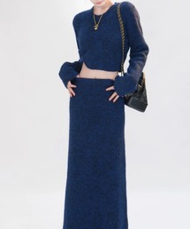 L LABEL(エルラベル)のニット&スカート2点セットアップ(セットアップ)