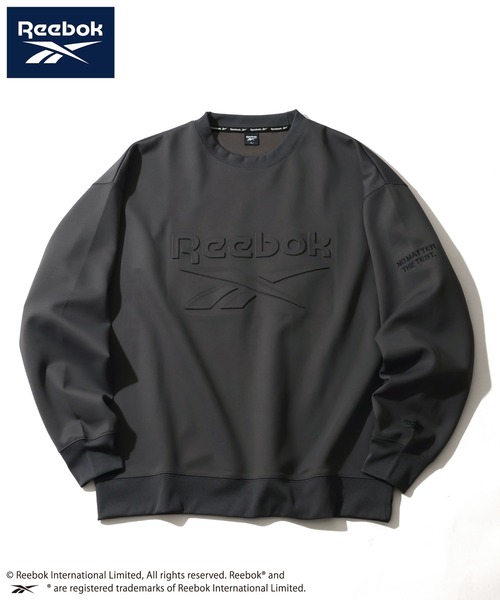 Reebok(リーボック)の「【Reebok/リーボック】ポンチ ロゴ エンボス プリント クルーネック プルオーバー(スウェット・メンズ・ネイビー/チャコールグレー/ホワイト/ブラック・LL/M/L)」の20枚目の写真