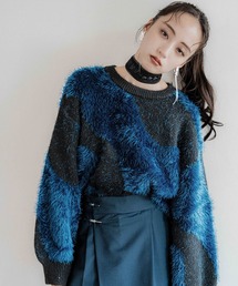 HARE | イソザイマーブルガラニット(HARE)(ニット/セーター)