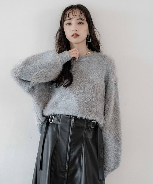 イソザイマーブルガラニット(HARE)（ニット/セーター）｜HARE（ハレ