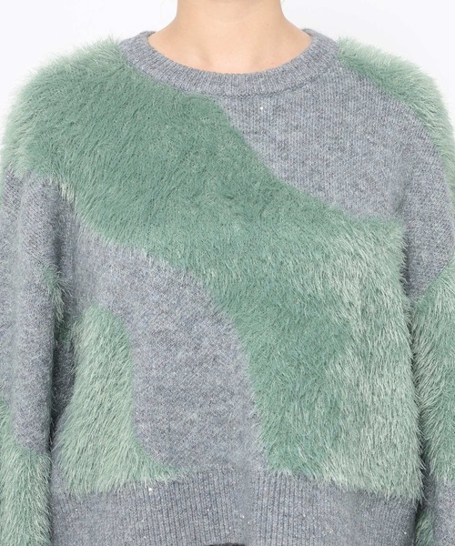 イソザイマーブルガラニット(HARE)（ニット/セーター）｜HARE（ハレ