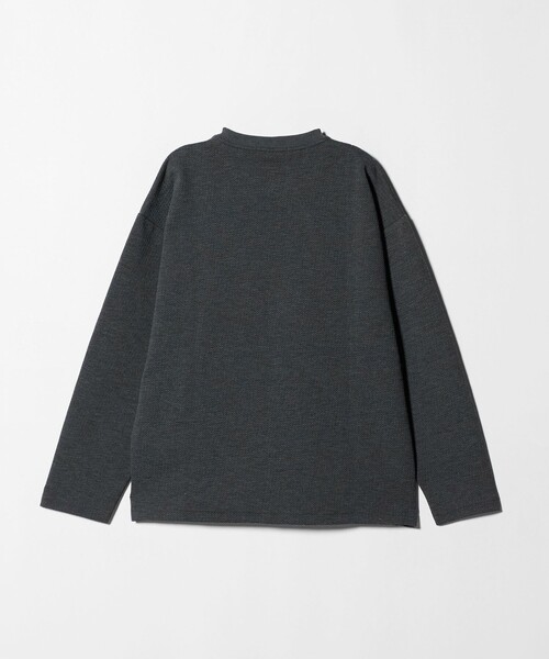 A DAY IN THE LIFE UNITED ARROWS(アデイインザライフユナイテッドアローズ)の「バウンシー ジャガード キリカエカットソー<A DAY IN THE LIFE>(Tシャツ/カットソー・メンズ・ブラック/ダークグレー/ホワイト・M/L)」の4枚目の写真