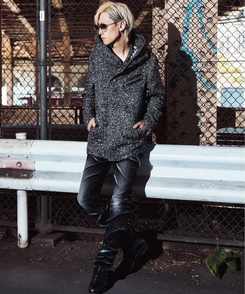 FUGA/フーガ』変形襟メルトンライダースジャケット（ブルゾン）｜FUGA