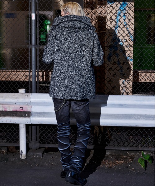 セール】『FUGA/フーガ』変形襟メルトンライダースジャケット