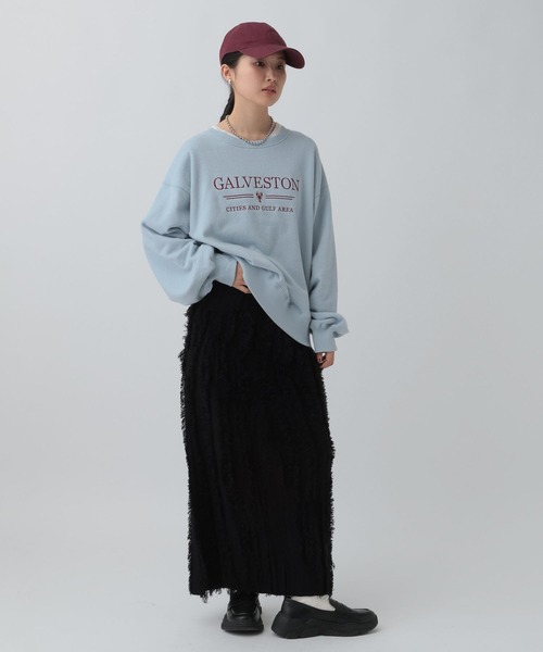 LEPSIM（レプシィム）の「カラー刺繍ロゴスウェット　603799（スウェット・レディース・ベージュ/ピンク/ブルー/チャコールグレー・FREE）」の19枚目の写真