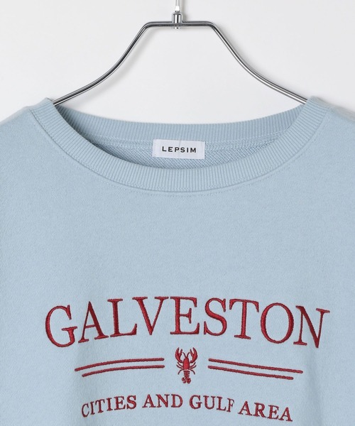 LEPSIM（レプシィム）の「カラー刺繍ロゴスウェット　603799（スウェット・レディース・ベージュ/ピンク/ブルー/チャコールグレー・FREE）」の10枚目の写真