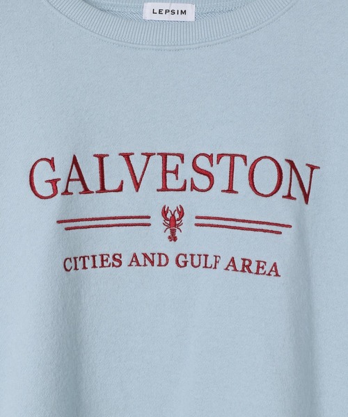 LEPSIM（レプシィム）の「カラー刺繍ロゴスウェット　603799（スウェット・レディース・ベージュ/ピンク/ブルー/チャコールグレー・FREE）」の8枚目の写真