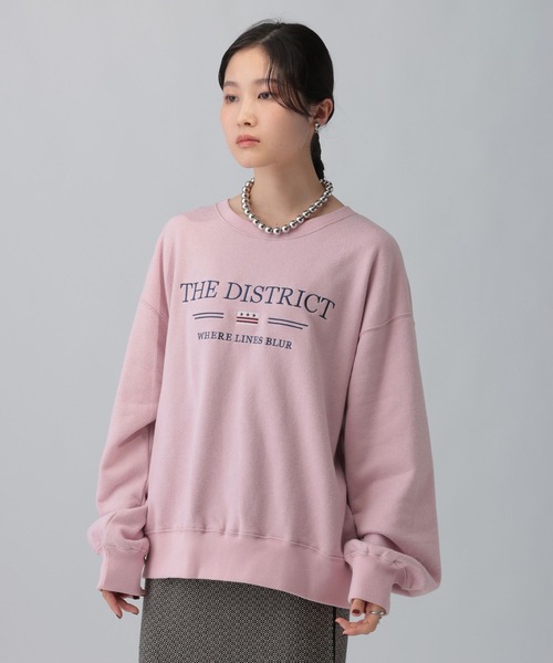 LEPSIM(レプシィム)の「カラー刺繍ロゴスウェット 603799(スウェット・レディース・ベージュ/ピンク/ブルー/チャコールグレー・FREE)」の6枚目の写真