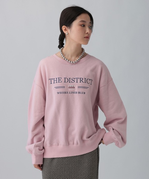 LEPSIM(レプシィム)の「カラー刺繍ロゴスウェット 603799(スウェット・レディース・ベージュ/ピンク/ブルー/チャコールグレー・FREE)」の7枚目の写真