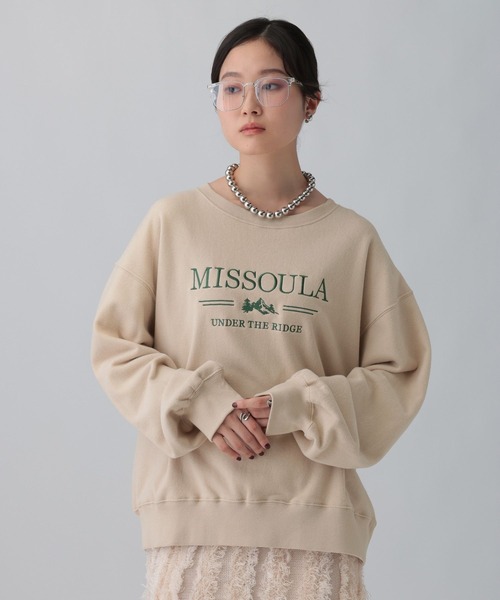 LEPSIM(レプシィム)の「カラー刺繍ロゴスウェット 603799(スウェット・レディース・ベージュ/ピンク/ブルー/チャコールグレー・FREE)」の12枚目の写真