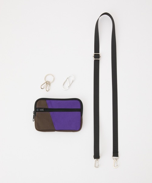 COLONY 2139(コロニートゥーワンスリーナイン)の「撥水ポーチ付きマルチストラップ(ショルダーバッグ・レディース・ブルー/ブラック/パープル・FREE)」の11枚目の写真