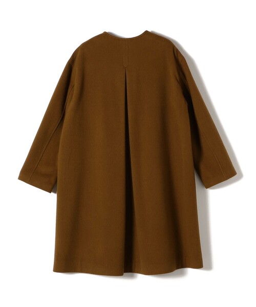 SHIPS Colors:SUPER100 ウール ノーカラー コート◇（ノーカラーコート