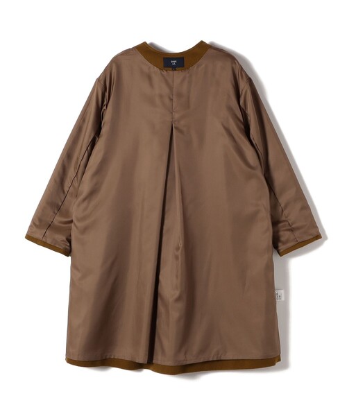 SHIPS Colors:SUPER100 ウール ノーカラー コート◇（ノーカラーコート