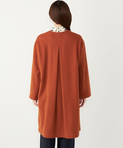 アメリカ製☆SCHOTTショット☆海外輸入品☆珍品ノーカラーウールコート 正規取扱店 Schott (ショット) No.7582 568US LEATHER CHESTER LONG