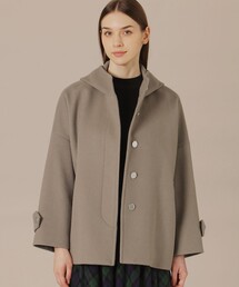 MACKINTOSH LONDON | 【婦人画報11月号掲載】【ROSLEY/ロズリー】ぺコラム圧縮ビーバーフーデッドコート(ピーコート)