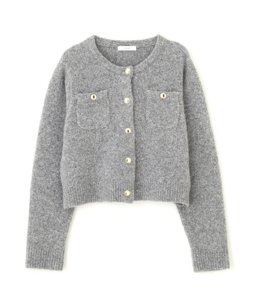 PROPORTION BODY DRESSING（プロポーションボディドレッシング）の「ウインター釦ＰＯＩＮＴカーディガン / 1215274101（カーディガン/ボレロ・レディース・グレー系その他/レッド/ホワイト系その他・FREE）」の13枚目の写真