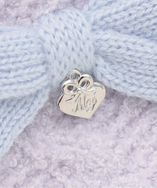 セール】リボン マシュマロニット マフラー（マフラー）｜mezzo piano